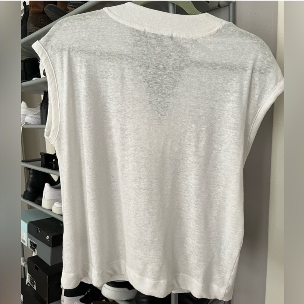 Banana Republic boxy linen blend tee - Picture 5 of 5